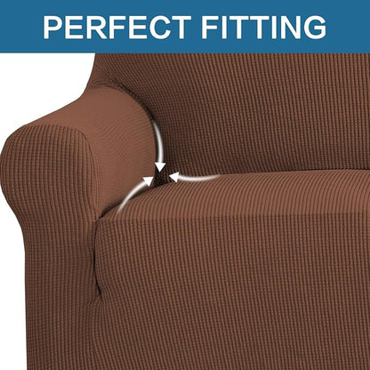 H.VERSAILTEX Stretch Chair Slipcover Sofa Cover Furniture Protector High - Image 5