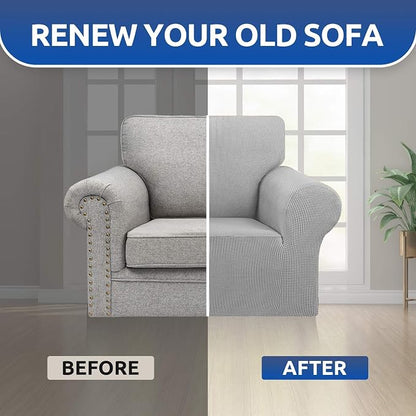 Stretch Chair Sofa Slipcover, Single Couch Cover, Pet Friendly Furniture - Image 7