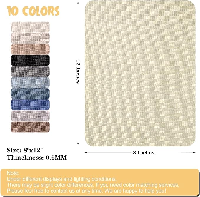 Canvas Repair Patch 8 x12 Inch, Car Seats - Image 2