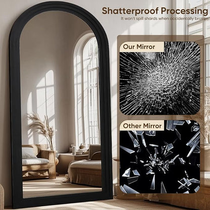 Full Length Mirror, Oversized Stand Up Mirrors Large Wall Mirrors, Wall Mounted - Image 4