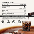 Cold Brew Mushroom Coffee, 15 Packets, Coffee Concentrate Liquid with 5 Adaptogenic Mushrooms, 100% Arabica Bean Extract for Immunity - Sugar Free, Keto, Vegan