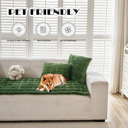 ZQFFB Couch Cover for Dogs Washable Non-Slip Pet Friendly Sofa Protector | - Image 2