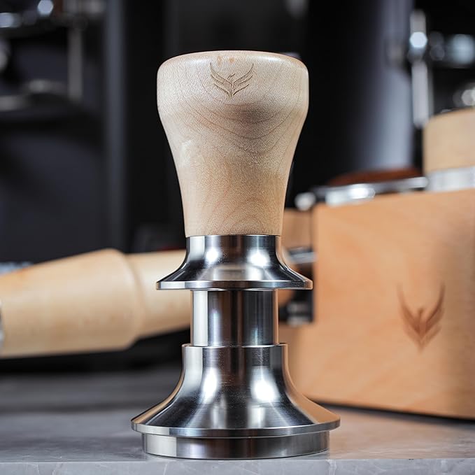 58mm Espresso Tool Set for Breville Dual Boiler & Oracle Jet Includes Naked Portafilter, Spring Tamper, Distributor, Tamping Station, Dosing Funnel & Puck Screen | Maple Barista Kit