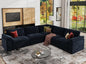 EASE MOOSE Chenille Sectional Modular Sofa, Removable Cover by EASEMOOSE