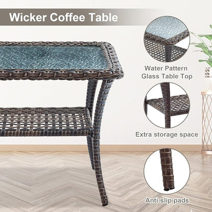 Belord Wicker Outdoor Furniture Set - Image 7