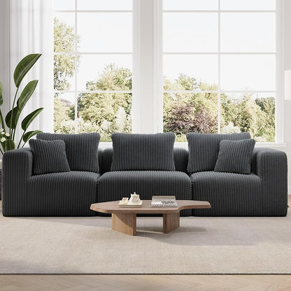 Novilla 106" Modular Sectional Sofa, Modern Cloud Sectional Couch by Novilla