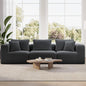 Novilla 106" Modular Sectional Sofa, Modern Cloud Sectional Couch by Novilla