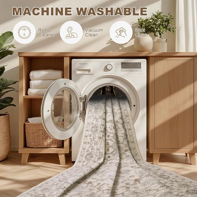 9x12 Area Rugs Living Room: Washable Rug - Image 8