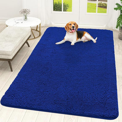 OLANLY Dog Door Mat for Muddy Paws 70x46, Super Absorbent Chenille Mud Mat | by OLANLY