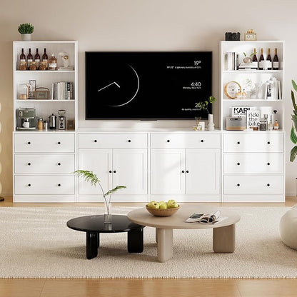 TUSY 71" Large TV Stand Set - Image 3