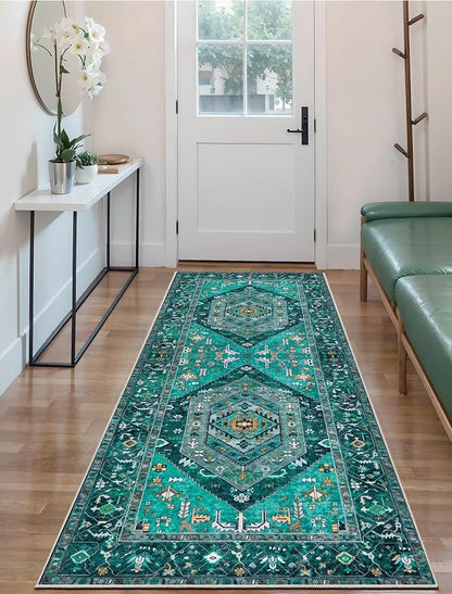 SERISSA 3x7 Washable Non Slip Boho Runner Rug - Image 5