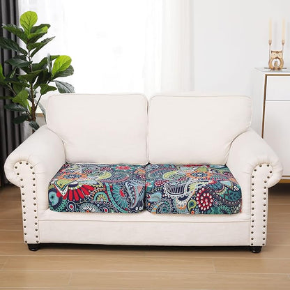 Printed Couch Cushion Covers, Sofa Covers Washable - Image 5