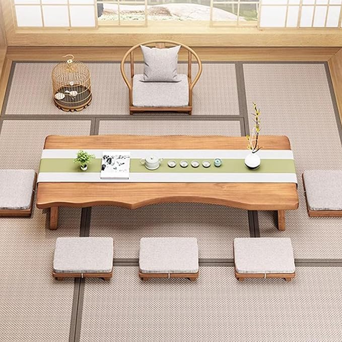 Living Room Coffee Table Japanese Style Floor Table Low Table Reception Room - Image 2