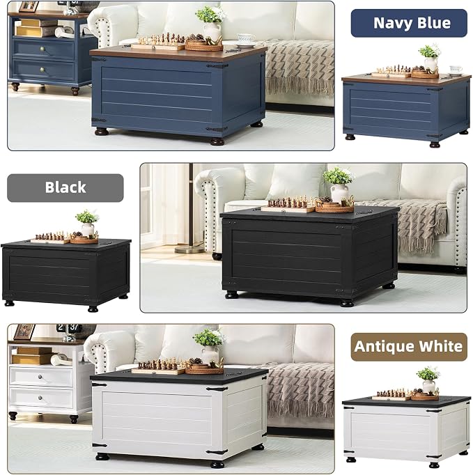 Joaxswe Farmhouse Coffee Table - Image 7