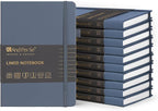&And Per Se Lined Journal Notebook (10 Packs), 160 Pages, A5 5.7 x 8 inches College Ruled Thick Paper Notebook Journals for Writing, Hardcover Notebooks for Women Men Office School (Dark Blue)