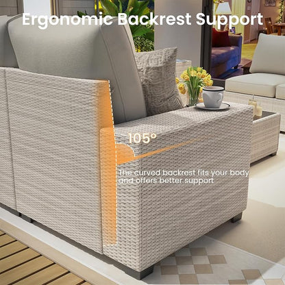 9 Piece Outdoor Patio Furniture Set - Image 8