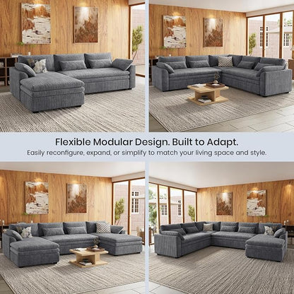Belffin Large Modular Sectional Sofa - Image 4