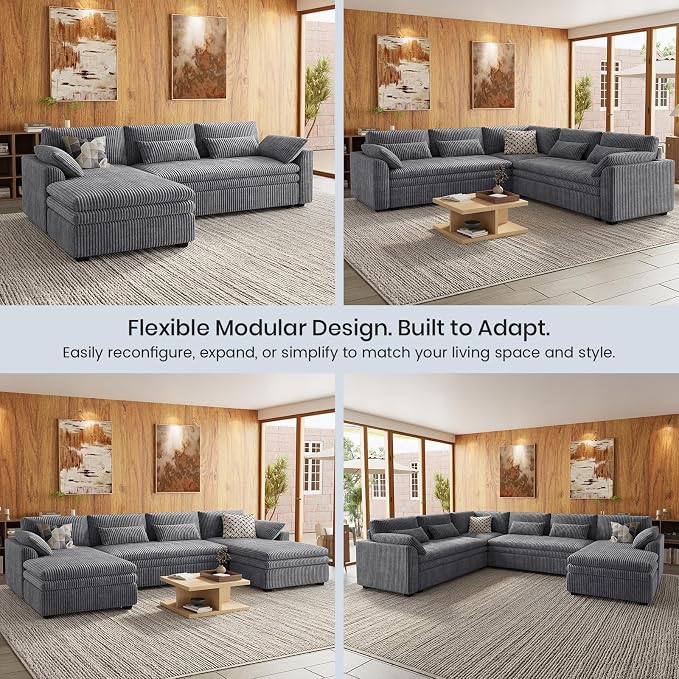 Belffin Large Modular Sectional Sofa - Image 5