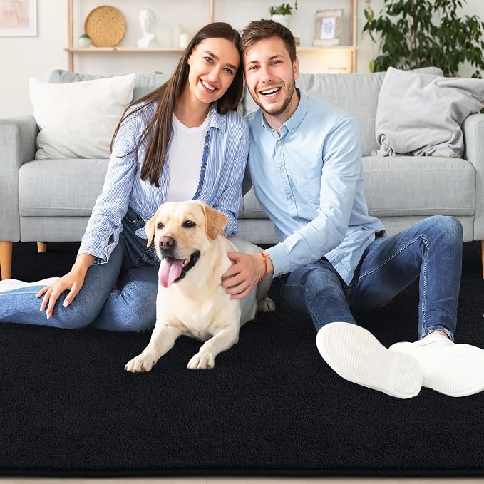 6x9 Area Rugs for Living Room Non Slip Dorm Bedroom Rug, Minimalist Washable - Image 8