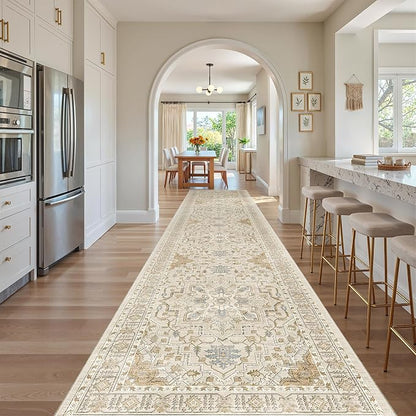 Madane Hallway Runner Rug 3x14 Washable Kitchen Runners Long, Soft Thin - Image 4