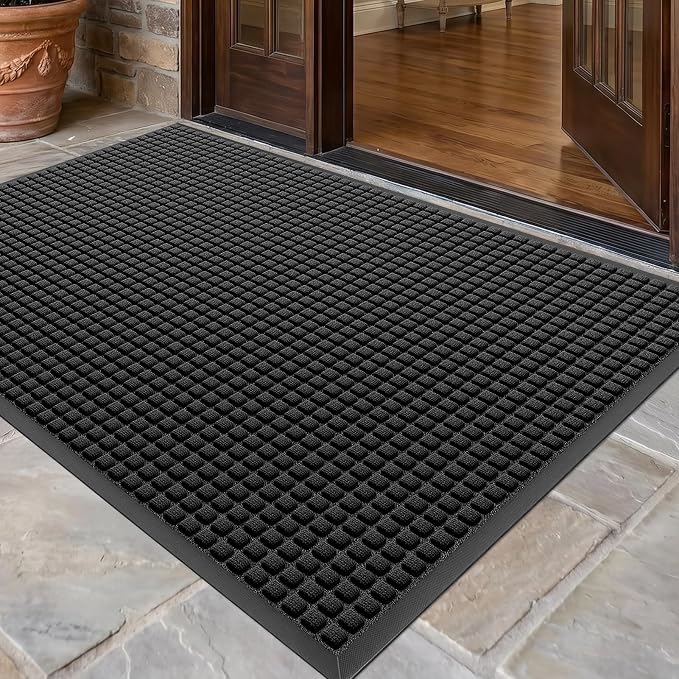 Front Door Mat Outside Entrance, Heavy Duty Waterproof Doormat | 73"x46" by WELDUN%E2%80%94IdealChoiceforHome