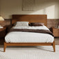 Merax King Size Bamboo Platform Bed, Mid-Century Modern Bed Frame by Merax