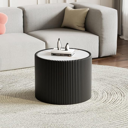 Modern Nesting Coffee Table Set of 2, Creative Moon Coffee and End Table Set - Image 5