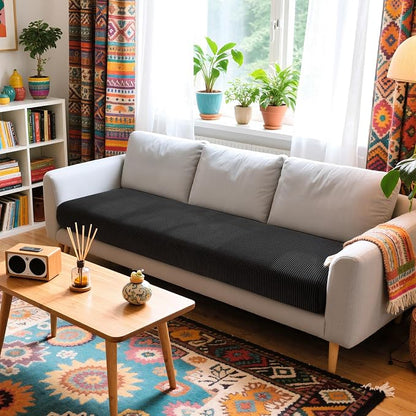 Hokway Couch Cushion Covers Stretch Cushion Covers Sofa Seat Cushion Slipcover - Image 2