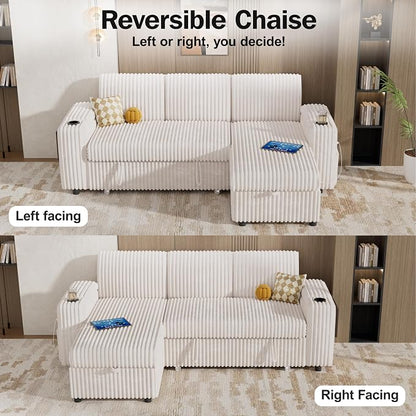 Vipbear 86" Modular Sectional Sleeper Sofa - Image 6