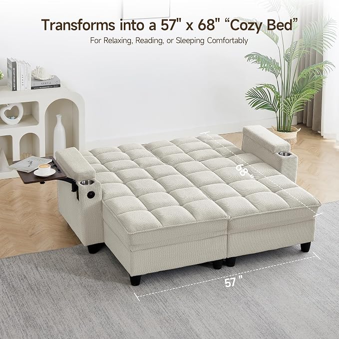 Auvsoce 71" Loveseat Recliner Chair - Image 6