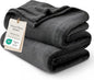 Bedsure Charcoal Fleece Blanket 50x70 Blanket by Unknown