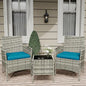 GarveeLife 3 Piece Patio Furniture Set, Rattan Outdoor Furniture by GarveeLife