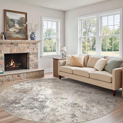 UERMEI 10ft Round Area Rug Living Room Rugs - Image 7