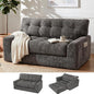 MONVANE 55.5" Convertible Loveseat Sofa, 2-in-1 Boneless Sleeper Sofa Bed Futon by MONVANE