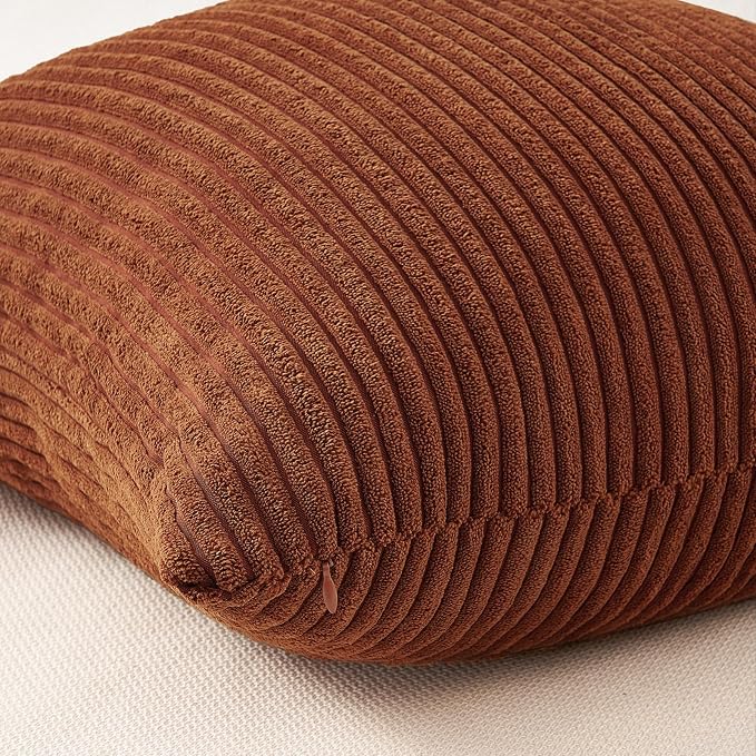 Topfinel 24x24 Inch Pillow Covers Set of 4 Yellow Brown Gradient Farmhouse - Image 6