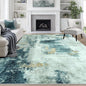 8x10 Area Rugs for Living Room Washable Bedroom Dining Room Teal Grey Gold | by Aelenmu