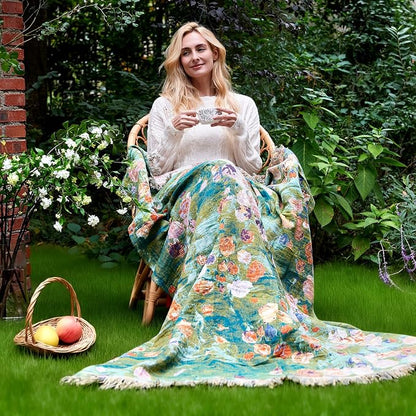 LUTBM Boho Throw Blanket for Couch Sofa Chair Summer Cotton Blankets for - Image 5