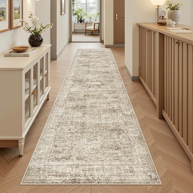 Soalmost Runner Rug 2x7 Washable Non-Slip Hallway Rugs - Image 3