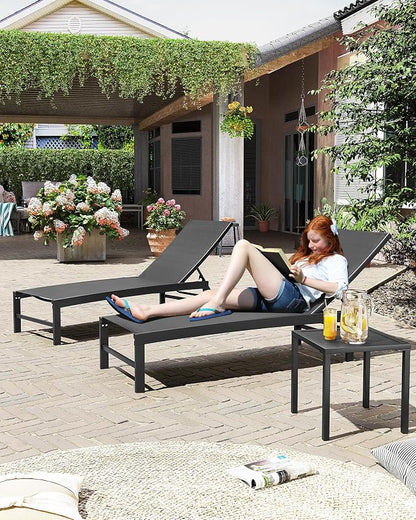 Crestlive Products 2PCS Chaise Lounge Chairs Outdoor - Image 9
