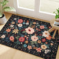 DUKINO 2x3 Door Mat Indoor Entrance, Floral Washable Rug Non Slip, Non-Shedding by DUKINO
