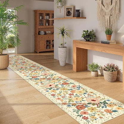 DUKINO 2x12 Washable Runner Rug, Non Slip Long Kitchen Rugs, Low Pile, Soft - Image 4