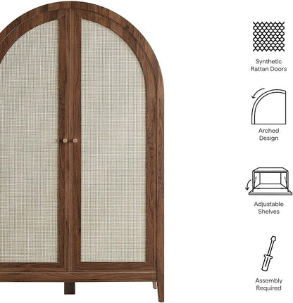 Modway Calista 63 Inch Arched Storage Cabinet - Image 4