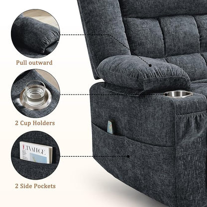 Korser 360° Swivel Rocker Recliner - Image 6