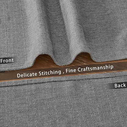 BALCONY & FALCON Placemats Set of 6 Faux Linen Cloth Place Mats Washable - Image 4