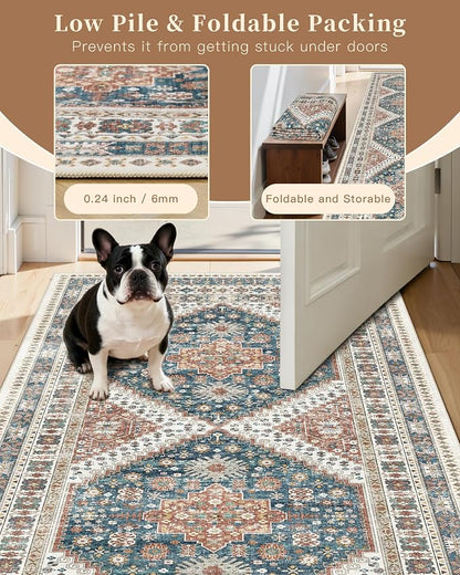 Madane Hallway Runner Rug 2x8 Washable Kitchen Rugs Non-Slip, Soft Ultra-Thin - Image 7