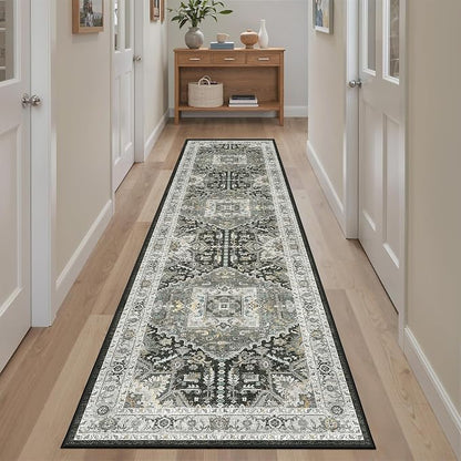 Madane Hallway Runner Rug 2x8 Washable Kitchen Rugs, Soft Non Slip Throw Entry - Image 3