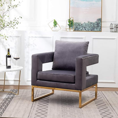 Roundhill Furniture Lenola Upholstered Accent Arm Chair by RoundhillFurniture