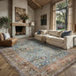 6x9 Area Rugs - Washable Vintage Retro Living Room Rug, Soft Ultra Thin Non by Yarooge