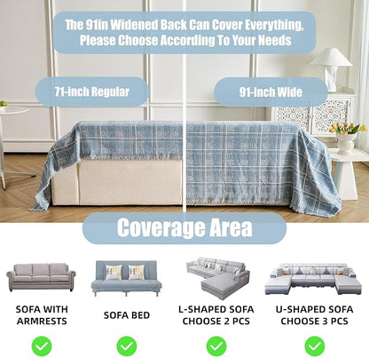 Couch Cover for Dogs Washable Sofa Cover, Sectional Couch Covers, Sofa Covers - Image 3