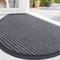 OLANLY Half Circle Front Door Mat 47x23, Waterproof Heavy-Duty Doormat | Grey by OLANLY